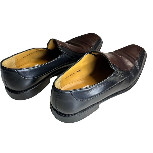 Mezlan Azores Loafer Men\'s 10.5M 2-Tone Oxford Leather Casual Dress Shoes Spain main image 5
